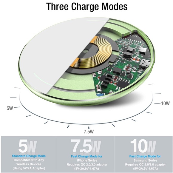 Wireless Charger/Fast Thin Aviation Aluminum - Picture 13 of 15